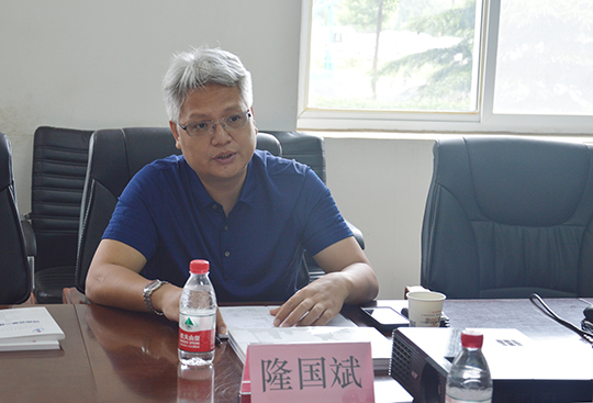 葛洲坝国际七部副总经理隆国斌介绍葛洲坝LD平台发展情况
