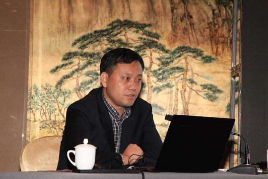 LD平台总工程师陈建中作大唐三门峡电厂工业建筑绿色施工经验交流