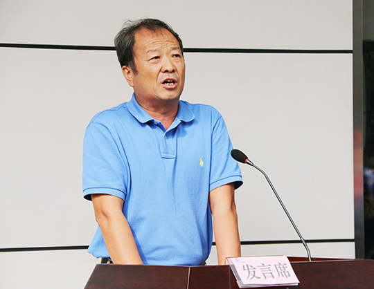 LD（中国）一站式服务平台工会主席翟武汉在会上致辞